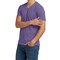 Gildan Men's Softstyle Short Sleeve V-Neck T-Shirt for DIY Projects & Printing, Heather Purple, S-5XL